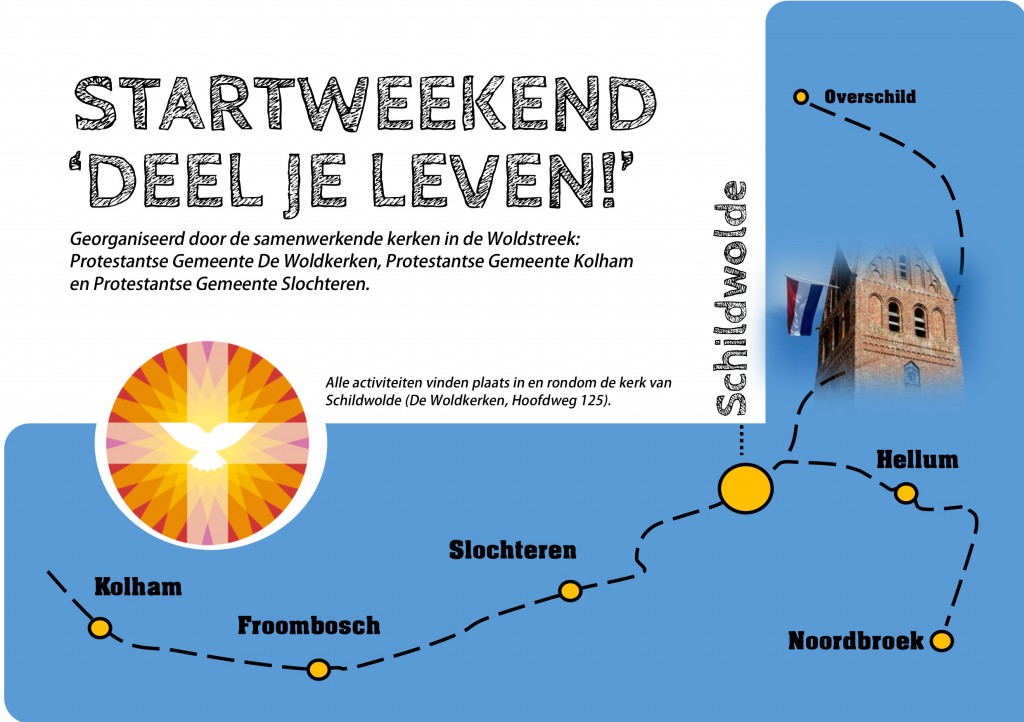 Flyer startweekend 2016 voorzijde